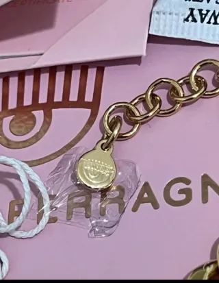 Bracciale Chiara Ferragni cuore strass oro