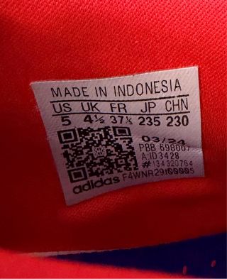 Zapatillas Adidas Predator Azul Naranja Talla 37.3