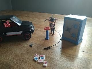 Playmobil Coche, Ladrón y Caja Fuerte 4059