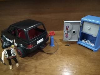 Playmobil Coche, Ladrón y Caja Fuerte 4059