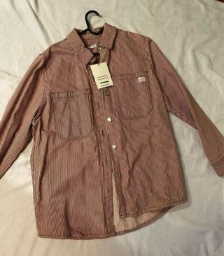 Chaqueta Pull&Bear Rayas Rojas Talla M