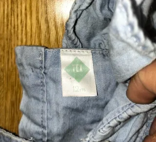 Vestido vaquero niña