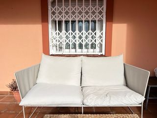 Sofá 2 plazas exterior HAVSTEN beige