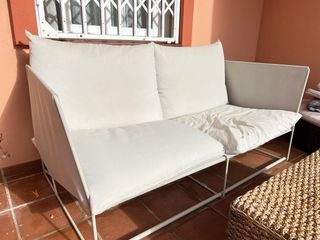 Sofá 2 plazas exterior HAVSTEN beige