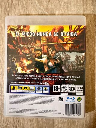 Juego PS3 Resident Evil 5 Survival Horror