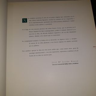 Libro Francis Vicenç - Museo Arte Contemporáneo