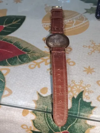 Reloj Titan Vintage Hombre Correa Marrón