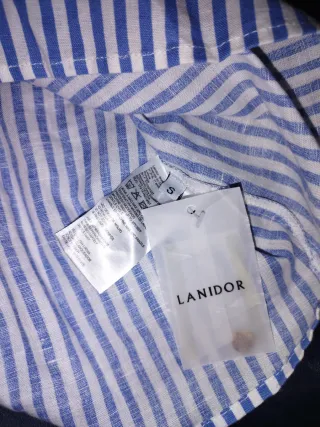Blusa Lanidor Rayas Azules y Blancas Talla M