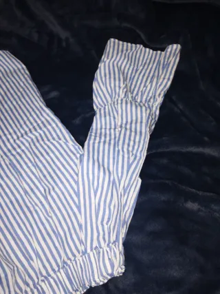 Blusa Lanidor Rayas Azules y Blancas Talla M