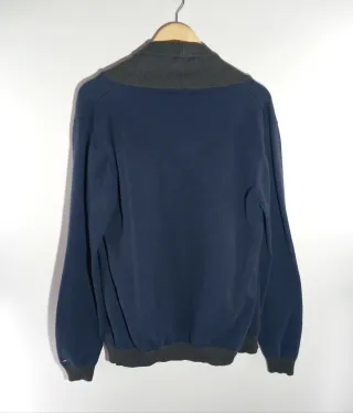 Jersey Tommy Hilfiger Talla L Gris y Azul