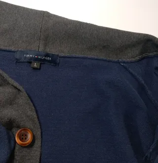 Jersey Tommy Hilfiger Talla L Gris y Azul