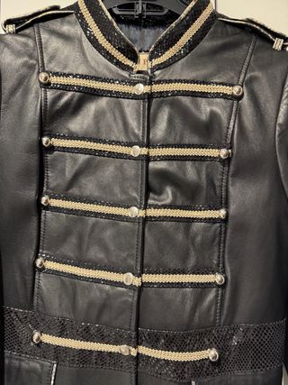Chaqueta de Piel 100% Negra