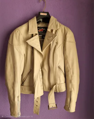 Cazadora moto mujer Alpinestars de piel