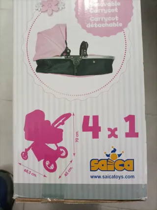 Carro de juguete para niña