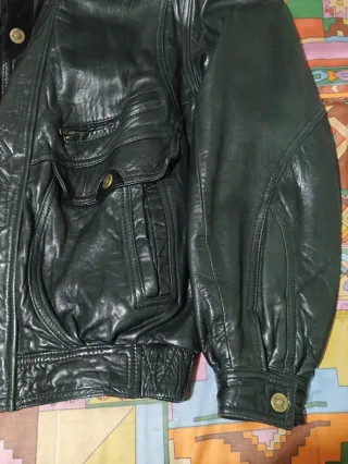 Cazadora Piel Gino Montanaro Negra