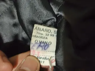 Cazadora Piel Gino Montanaro Negra