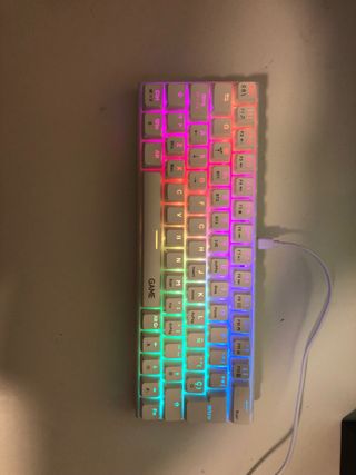 Teclado Gamer RGB Blanco