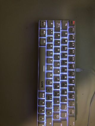 Teclado Gamer RGB Blanco