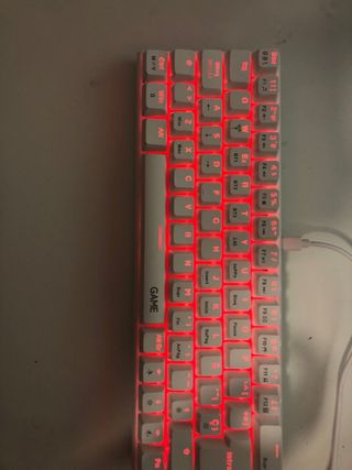 Teclado Gamer RGB Blanco
