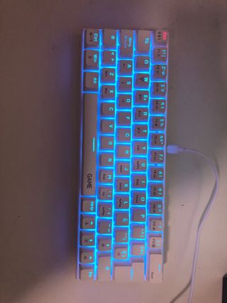 Teclado Gamer RGB Blanco