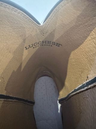 Botas Lucchese Avestruz Negras