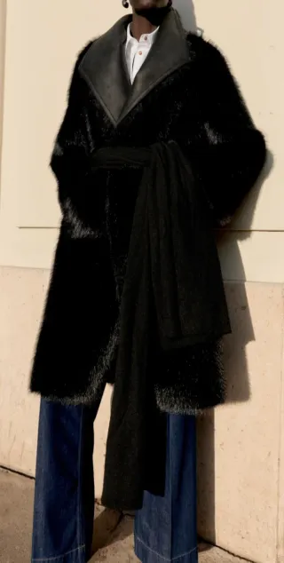 Abrigo reversible Zara Talla L