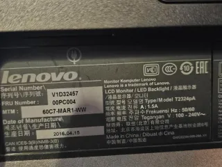 Monitor Lenovo ThinkVision S24E-10 23