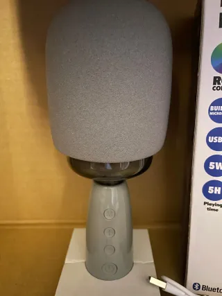 Micrófono Karaoke Bluetooth RGB USB-C