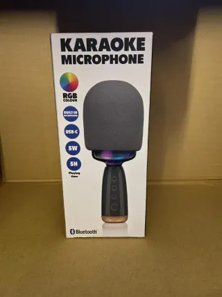 Micrófono Karaoke Bluetooth RGB USB-C