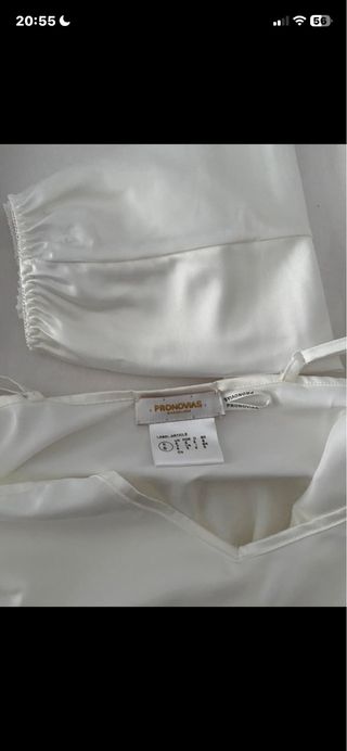 Pijama Novia Pronovias Blanco