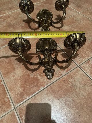 Apliques Bronce Años 60 (2 unidades)