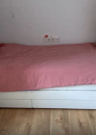 Cama nido Ikea con cajones blanca