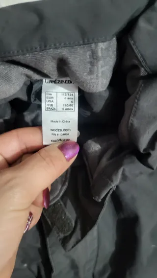 Mono de esquí niño 6 años