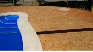 Hormigón impreso y piscinas