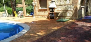 Hormigón impreso y piscinas