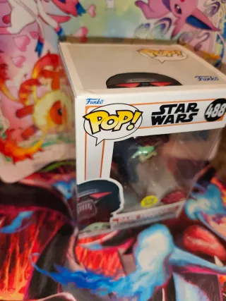 Funko Pop! Star Wars Dark Trooper con Grogu 488