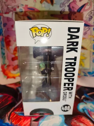 Funko Pop! Star Wars Dark Trooper con Grogu 488