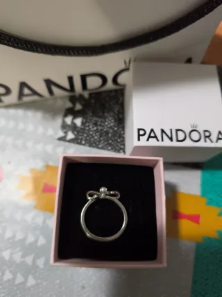 Anillo Pandora Lazo Plata