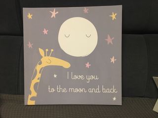 Cuadro y Lampara Estrella luminosa