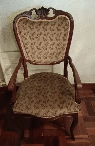 Juego de 2 sillas de comedor antiguas