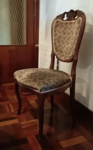 Juego de 2 sillas de comedor antiguas