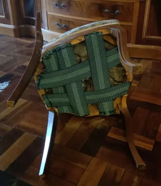 Juego de 2 sillas de comedor antiguas