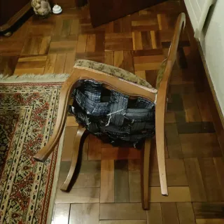 Juego de 2 sillas de comedor antiguas