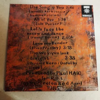 Paul Haig LP Swing 82