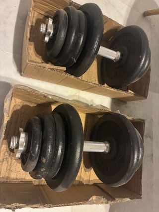 Mancuernas Ajustables Hierro Fundido 25kg