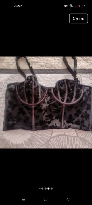 Sujetador Elsa Pataky Negro 90B