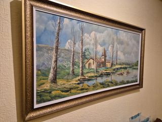 Cuadro al óleo Fausto Palencia 50x100