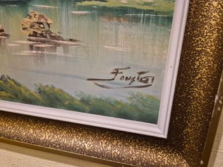 Cuadro al óleo Fausto Palencia 50x100