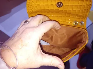 Borsetta con catena dorata