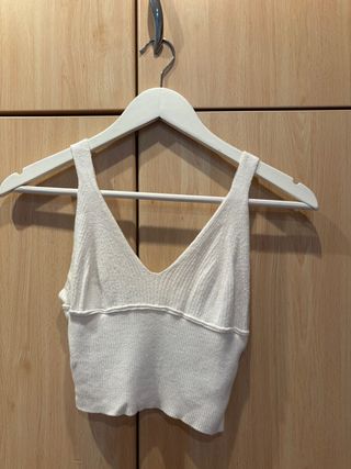 Top Básico Blanco Tejido